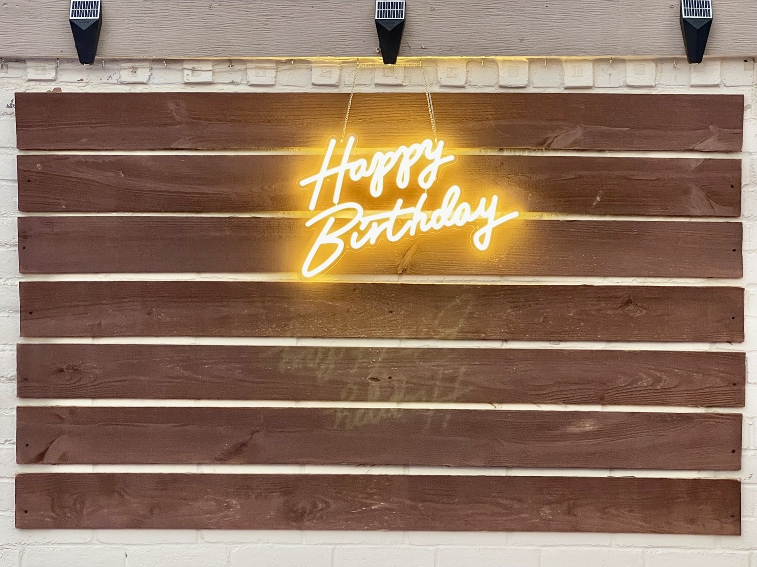 Birthday decorations at Cypress River Oasis